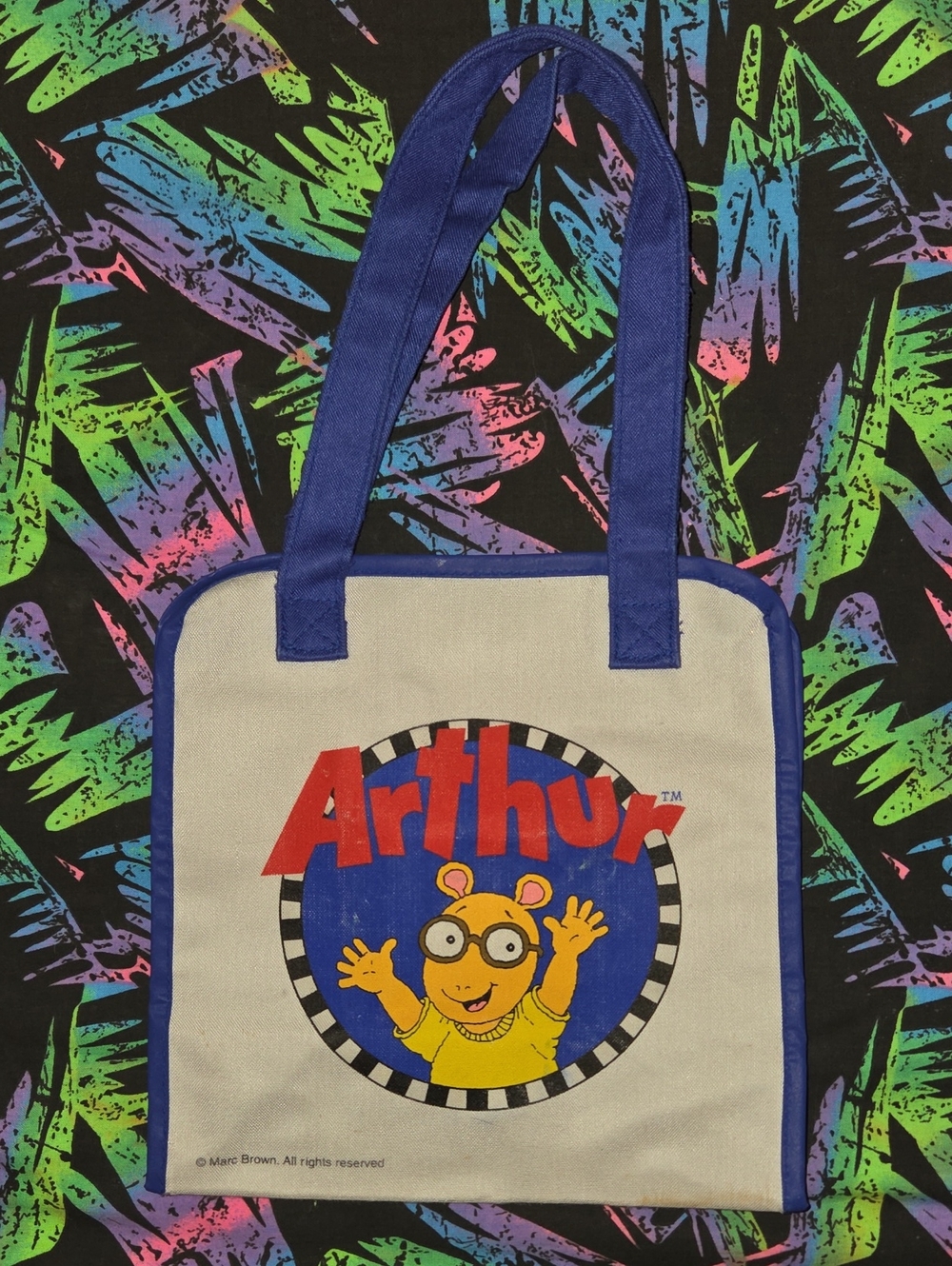 VTG Marc Brown Arthur Canvas Tote Bag